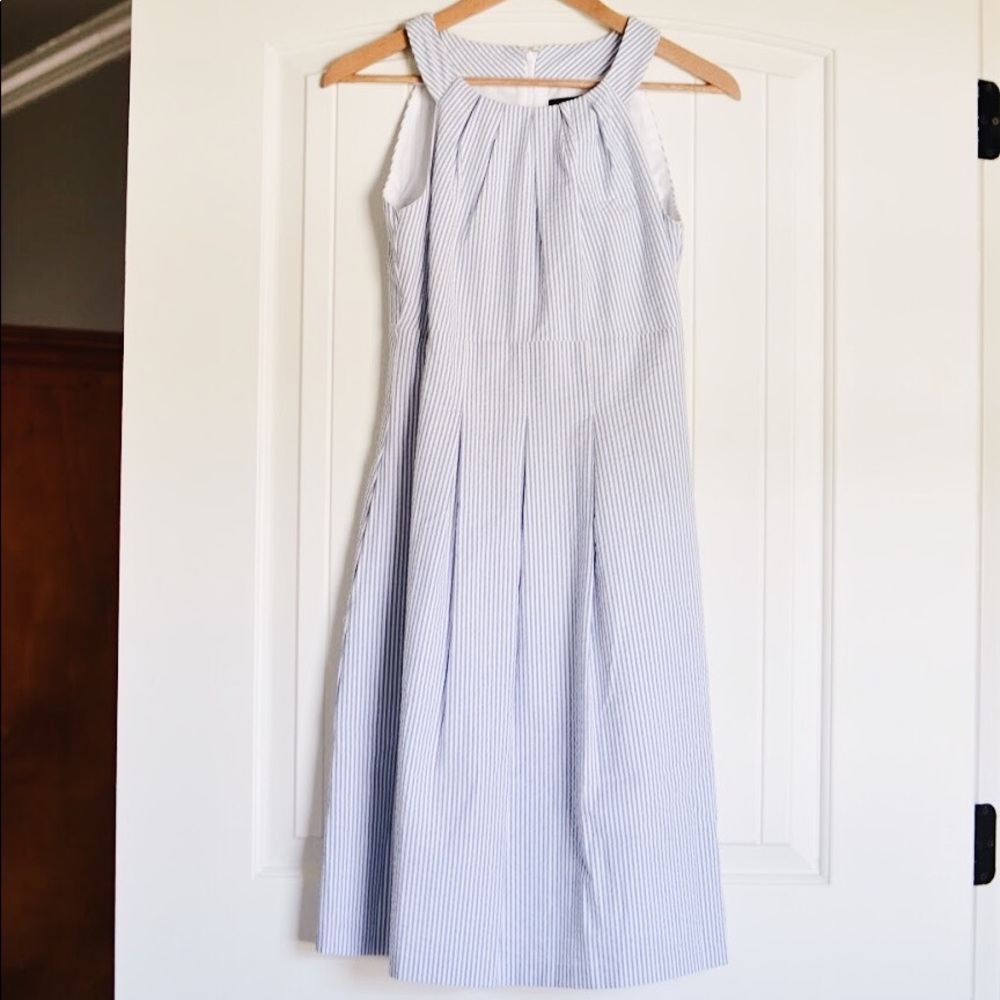 Never Worn: Nine West Seersucker Halter Dress